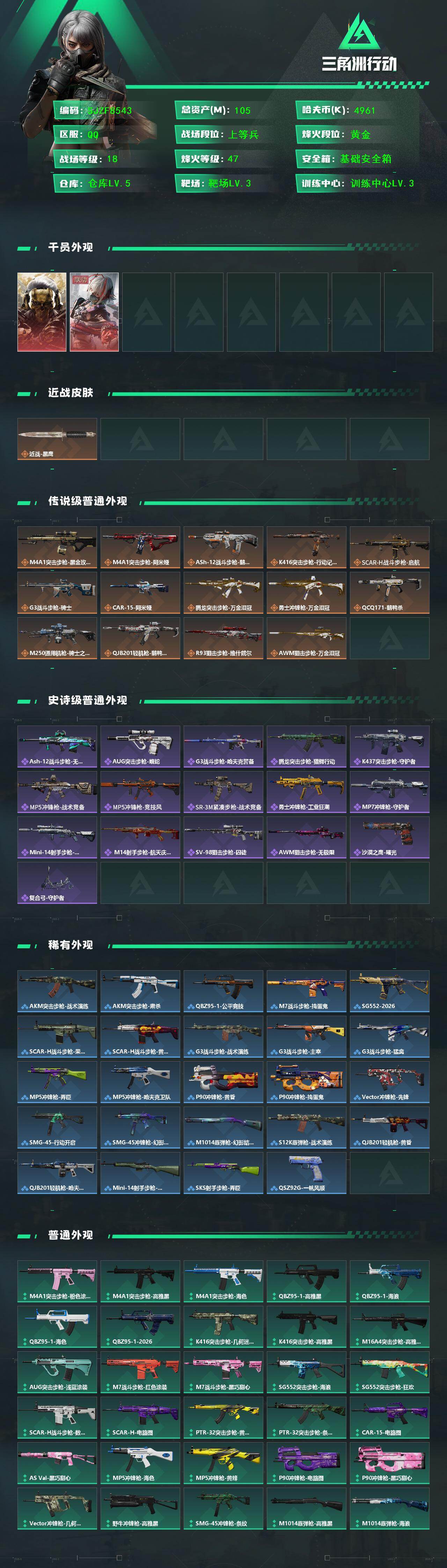 SJZEY4117072三角洲行动账号详情图2