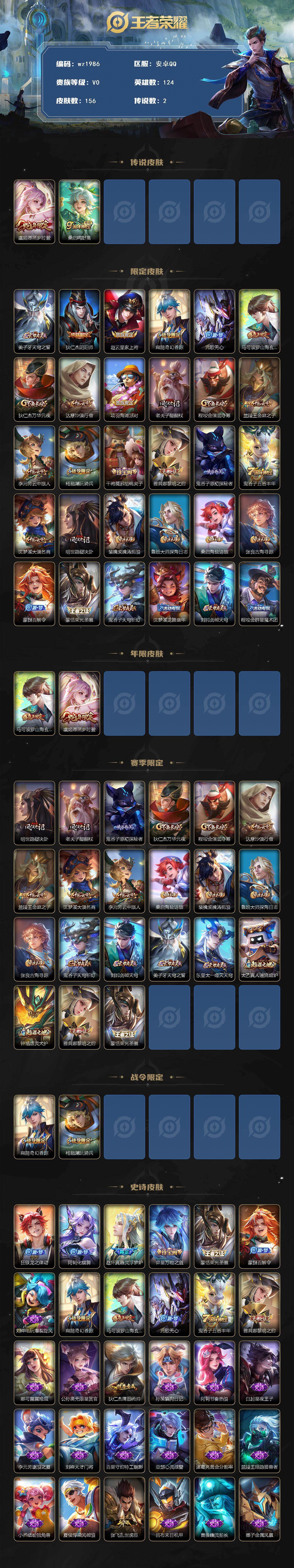 WZCMW4377717王者荣耀账号详情图2