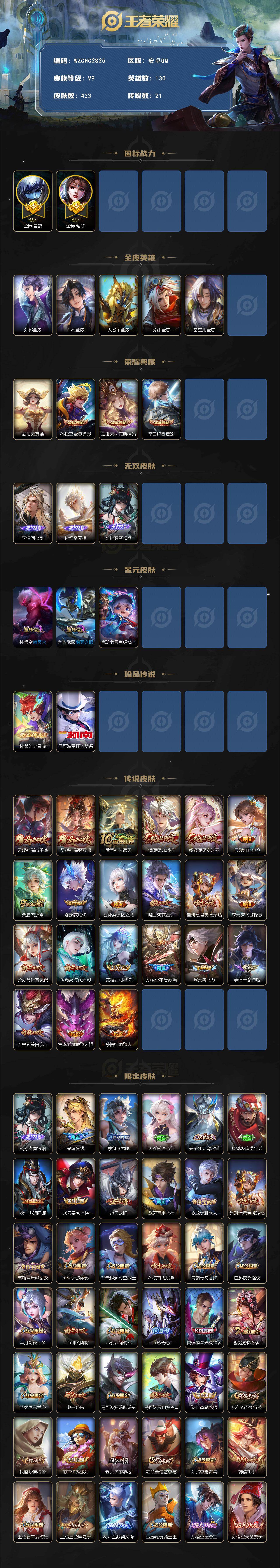 WZEY4351801王者荣耀账号详情图2