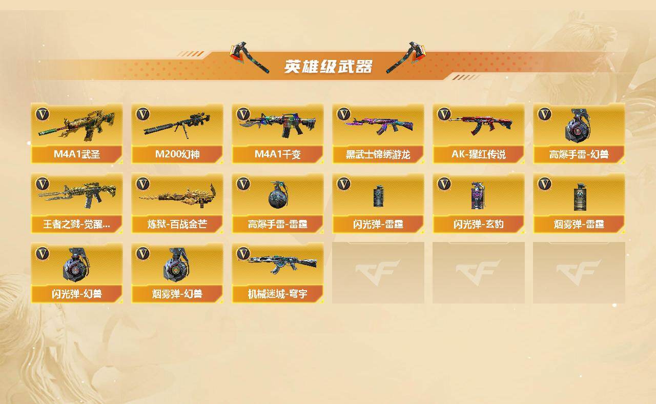 CFEY476757穿越火线账号详情图3