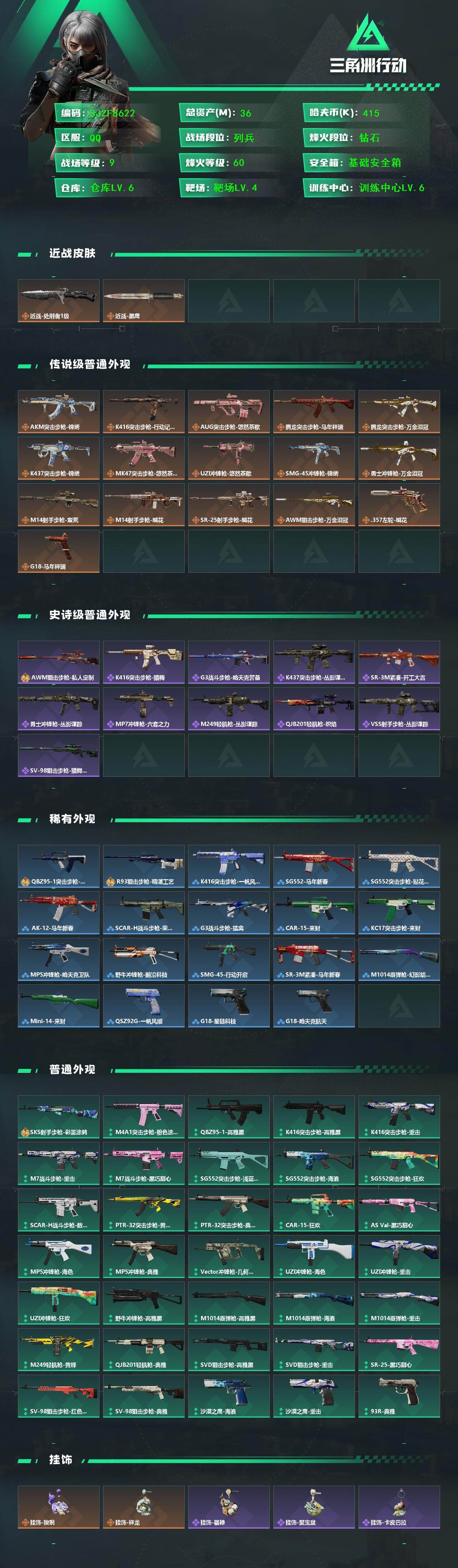 SJZEY4119810三角洲行动账号详情图2