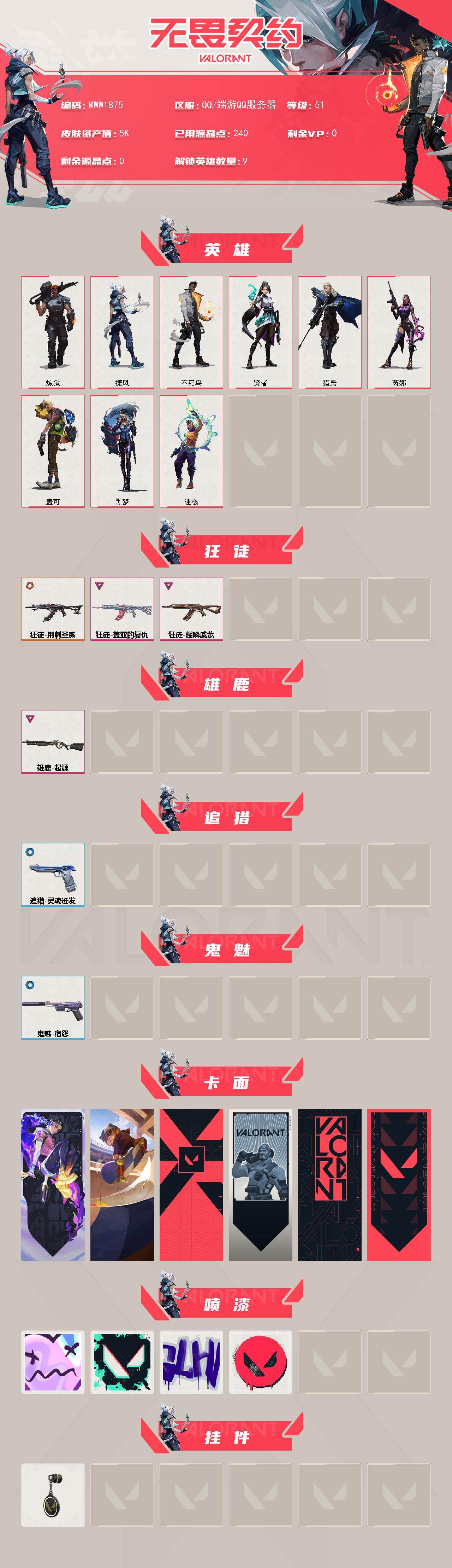 WWQQM442220无畏契约账号详情图3