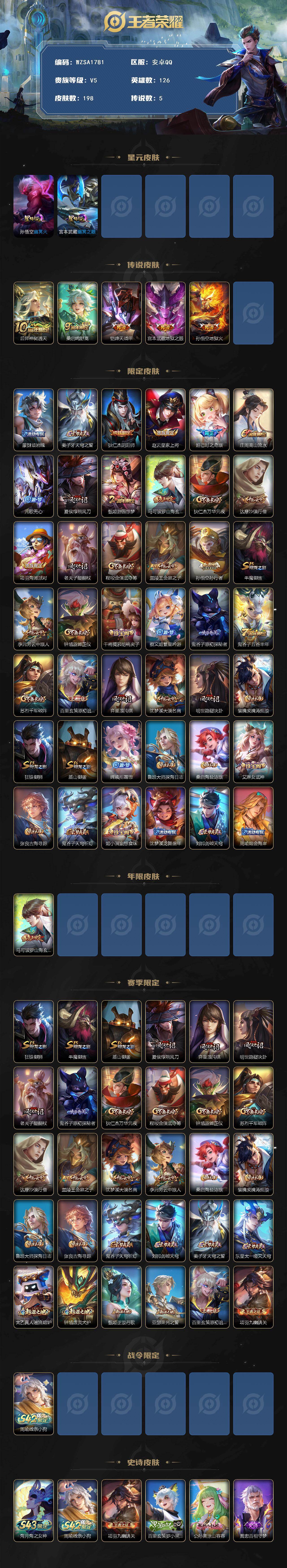 WZEY4377279王者荣耀账号详情图2