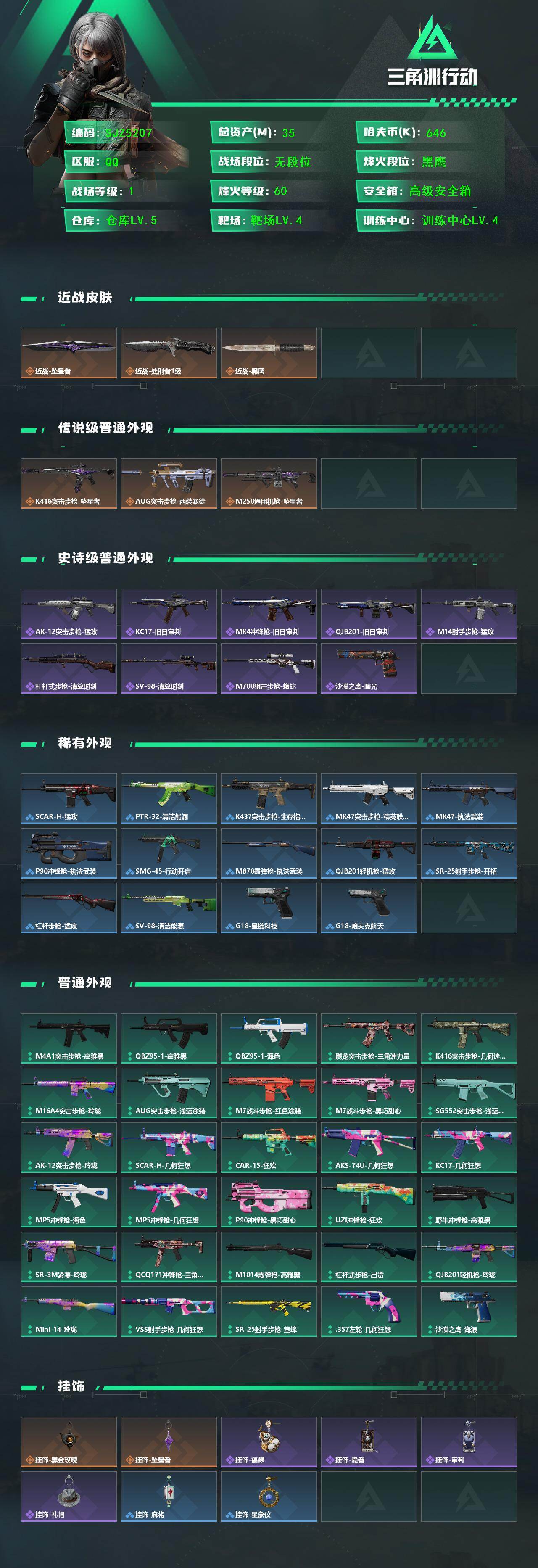 SJZEY4128037三角洲行动账号详情图2