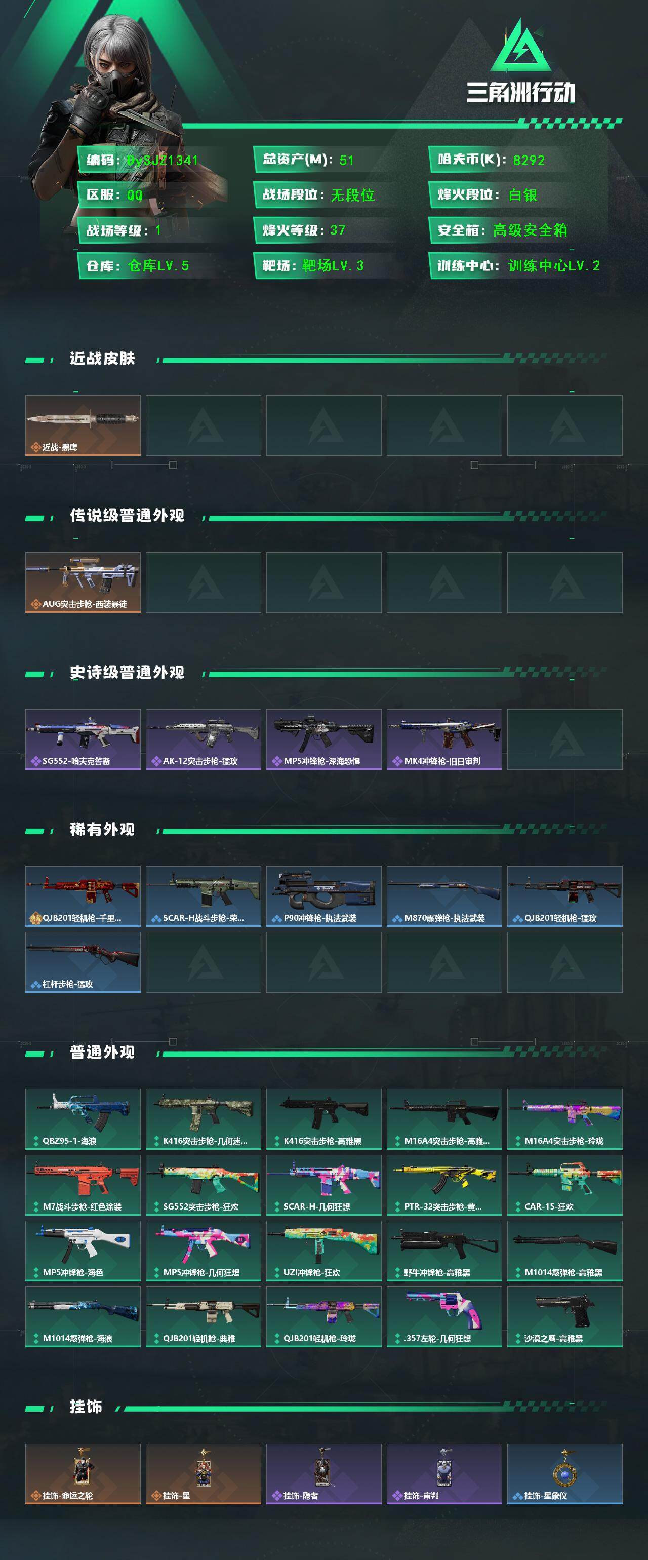 SJZYYT4128154三角洲行动账号详情图2