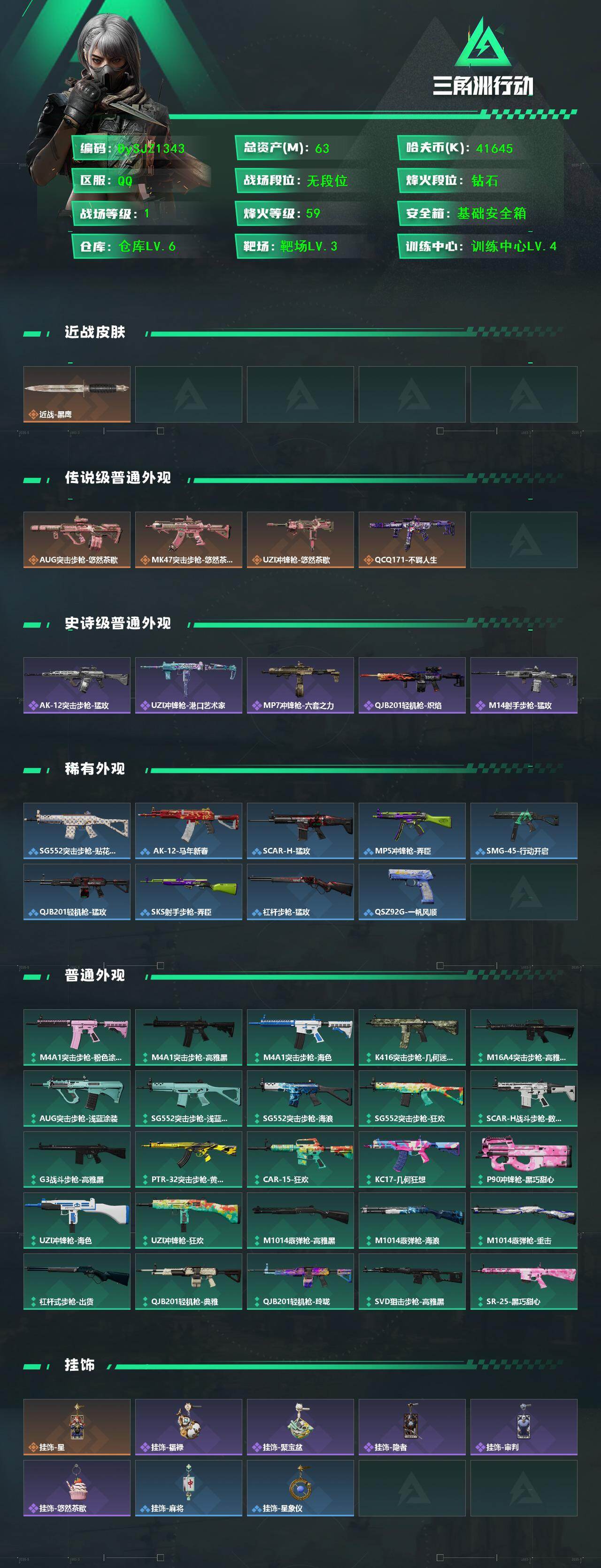 SJZYYT4128157三角洲行动账号详情图2