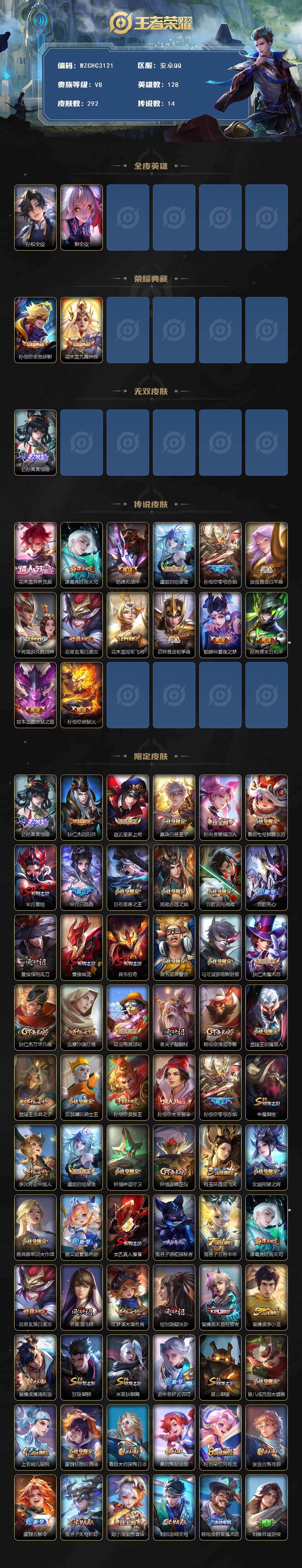 WZEY4382684王者荣耀账号详情图2