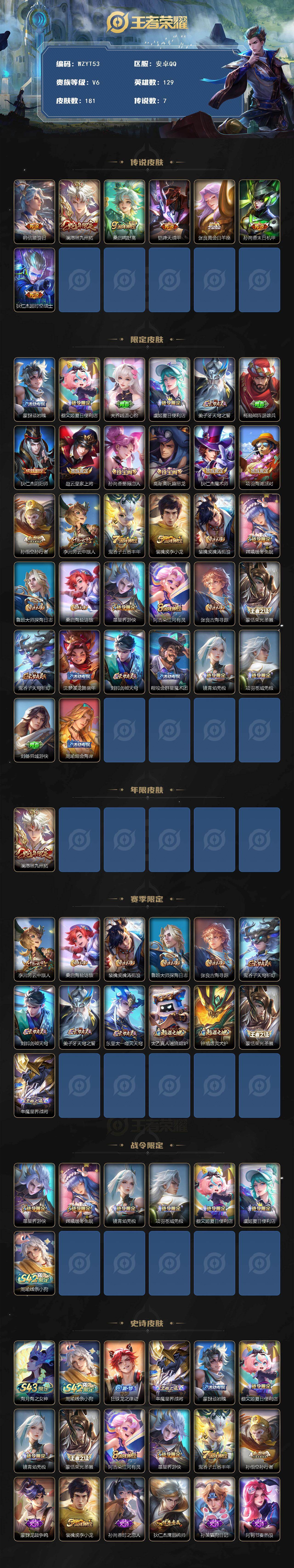 WZEY4410528王者荣耀账号详情图2