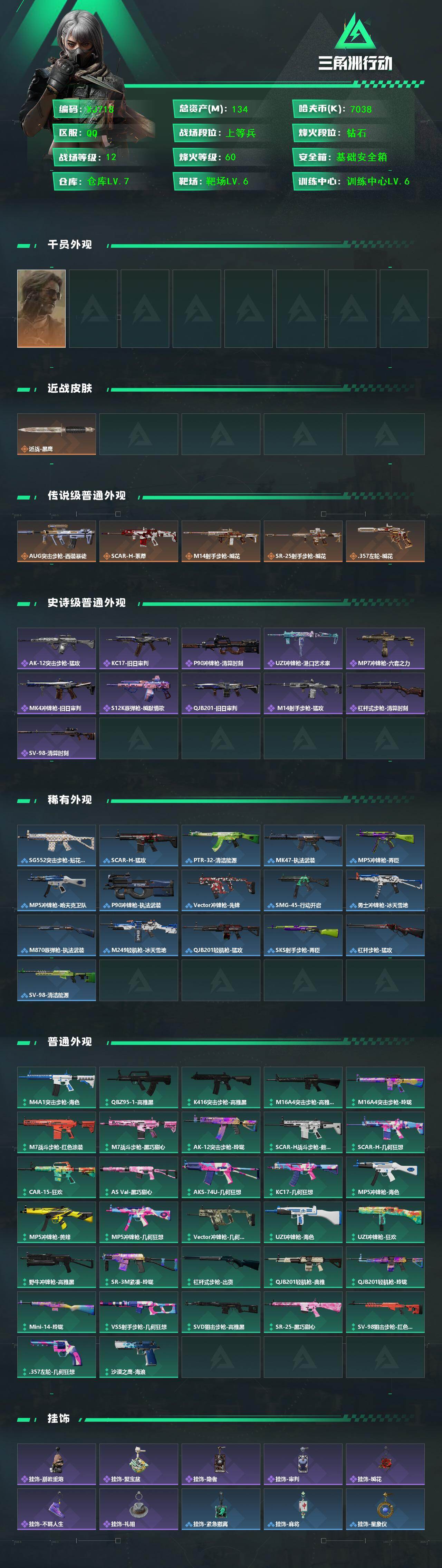 SJZQM4153206三角洲行动账号详情图3 SJZQM4153206三角洲行动账号详情图3