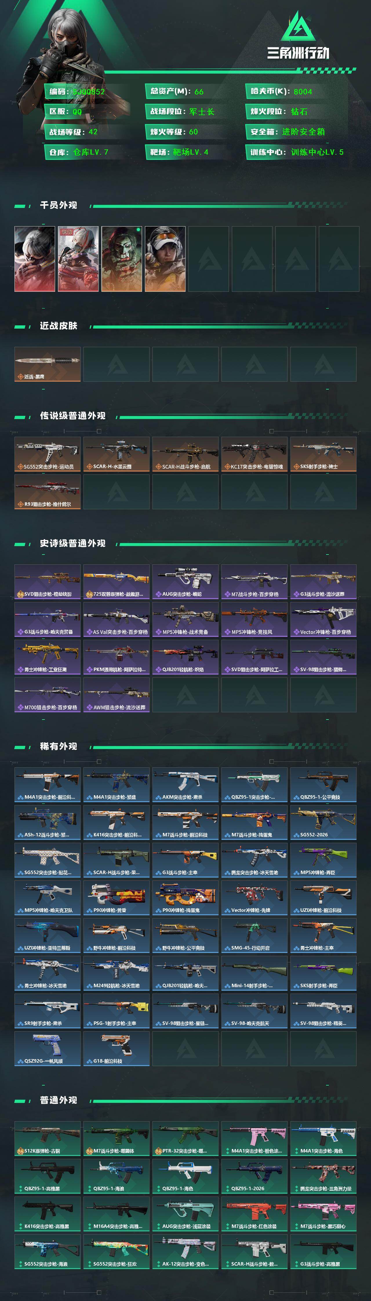 SJZEY4151986三角洲行动账号详情图2 SJZEY4151986三角洲行动账号详情图2
