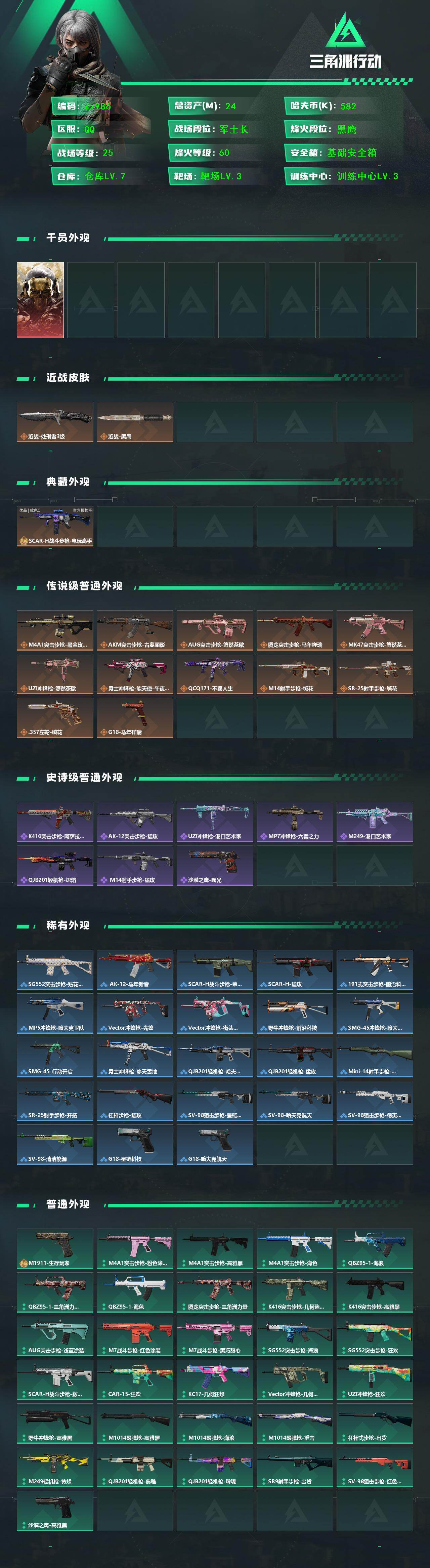 SJZYYT4152433三角洲行动账号详情图2 SJZYYT4152433三角洲行动账号详情图2