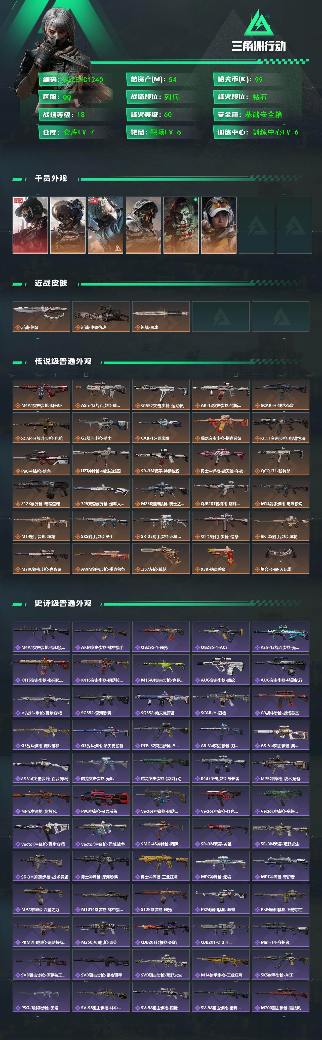 SJZEY4153873三角洲行动账号详情图2 SJZEY4153873三角洲行动账号详情图2