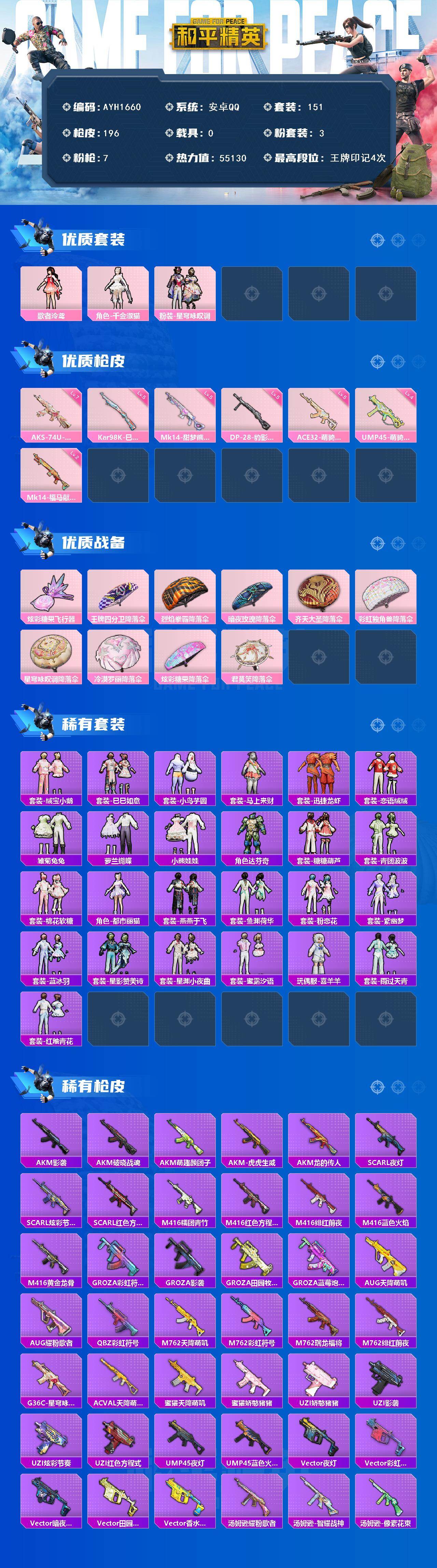 HPLX4248904和平精英账号详情图2