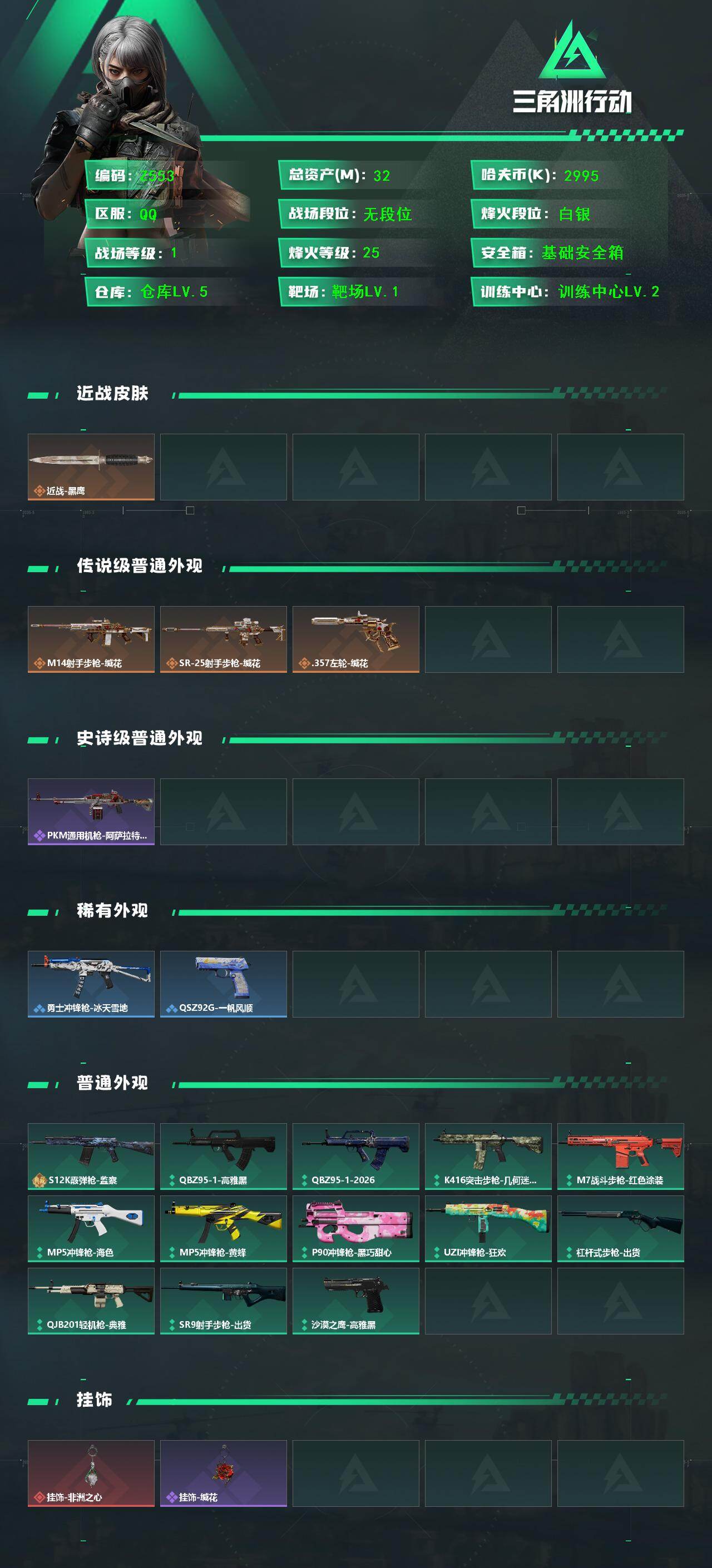 SJZEY4154317三角洲行动账号详情图3