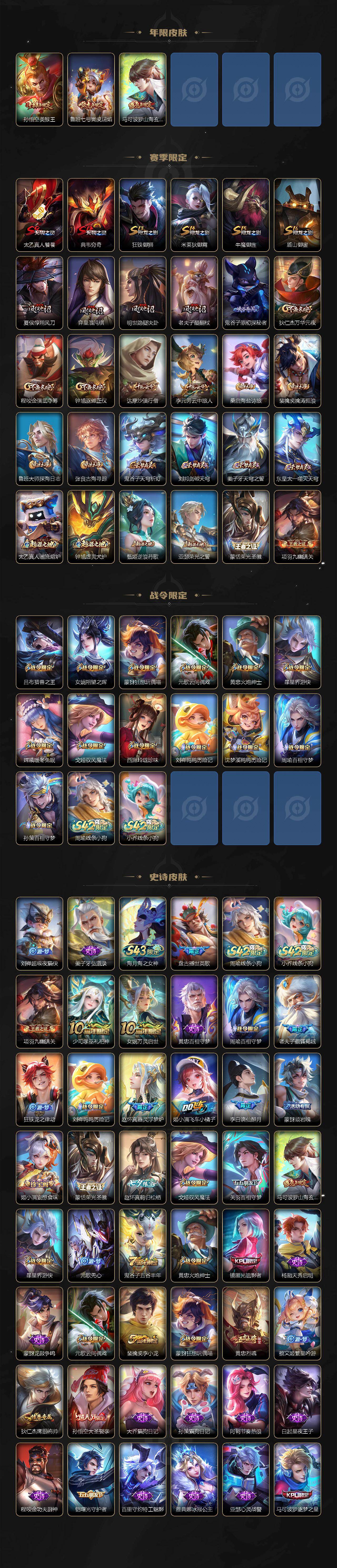 WZLX4422456王者荣耀账号详情图3 WZLX4422456王者荣耀账号详情图3