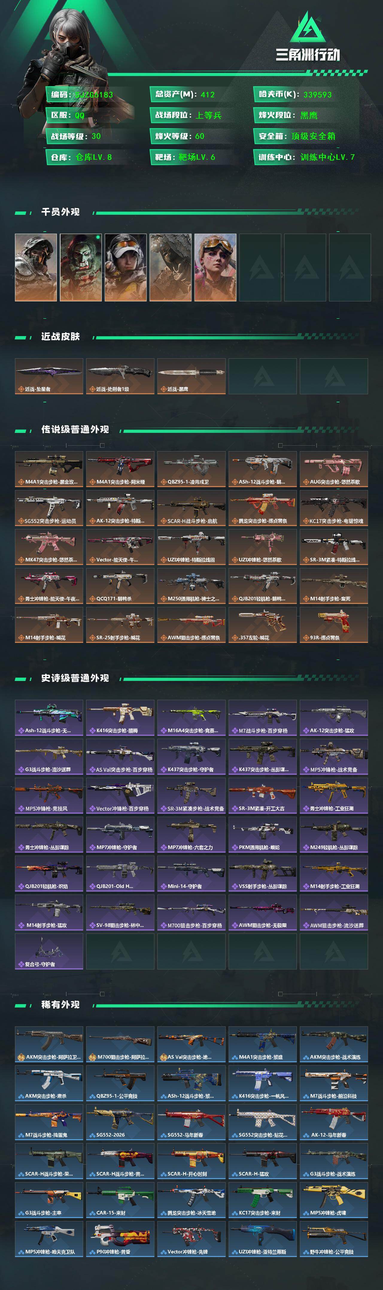 SJZEY4160081三角洲行动账号详情图2 SJZEY4160081三角洲行动账号详情图2