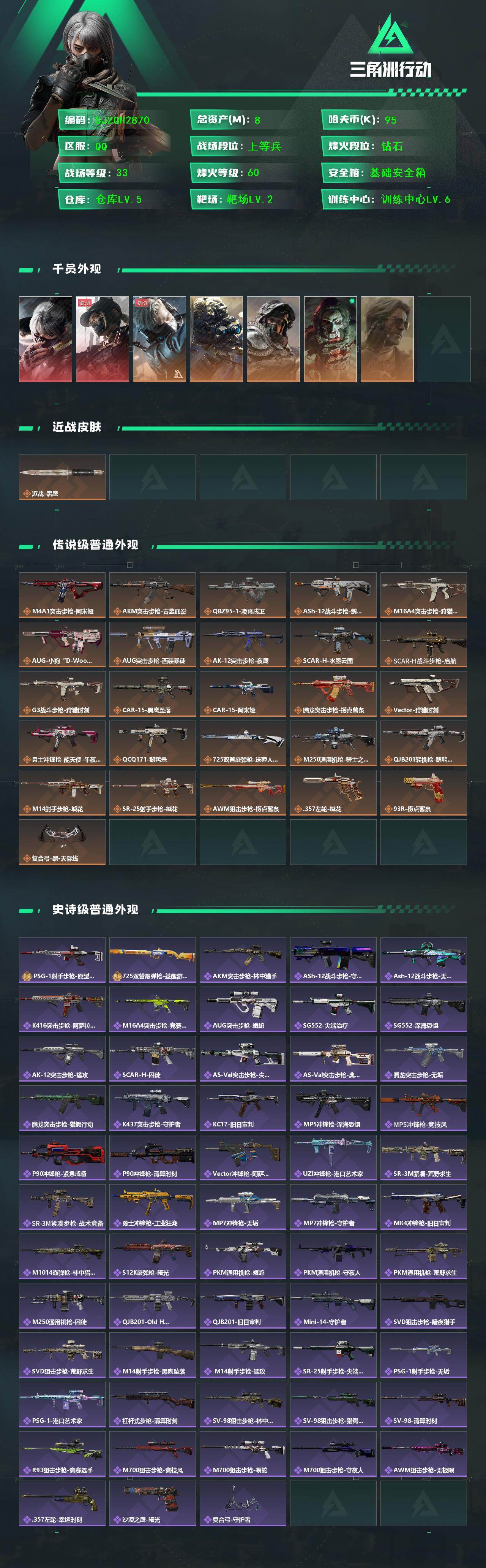 SJZEY4162073三角洲行动账号详情图2