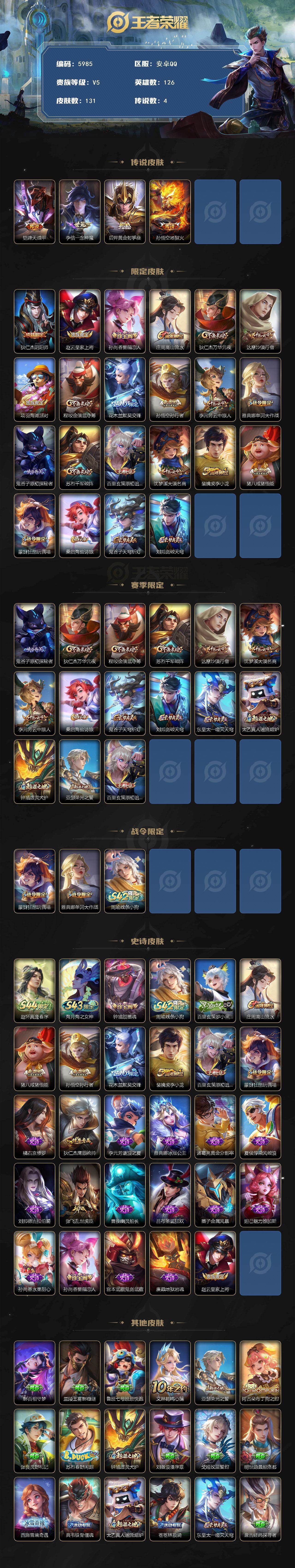 WZJZ4492308王者荣耀账号详情图2