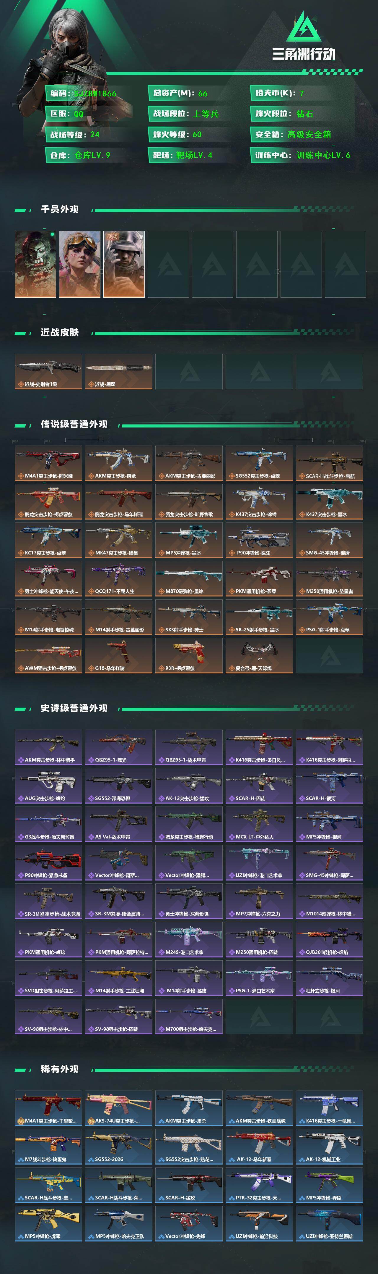 SJZEY4223751三角洲行动账号详情图2