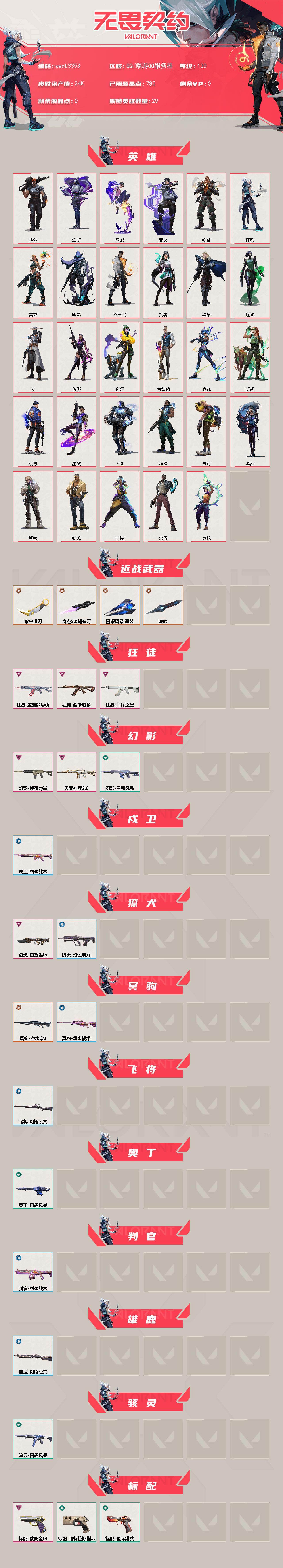 WWQYYT493961无畏契约账号详情图2