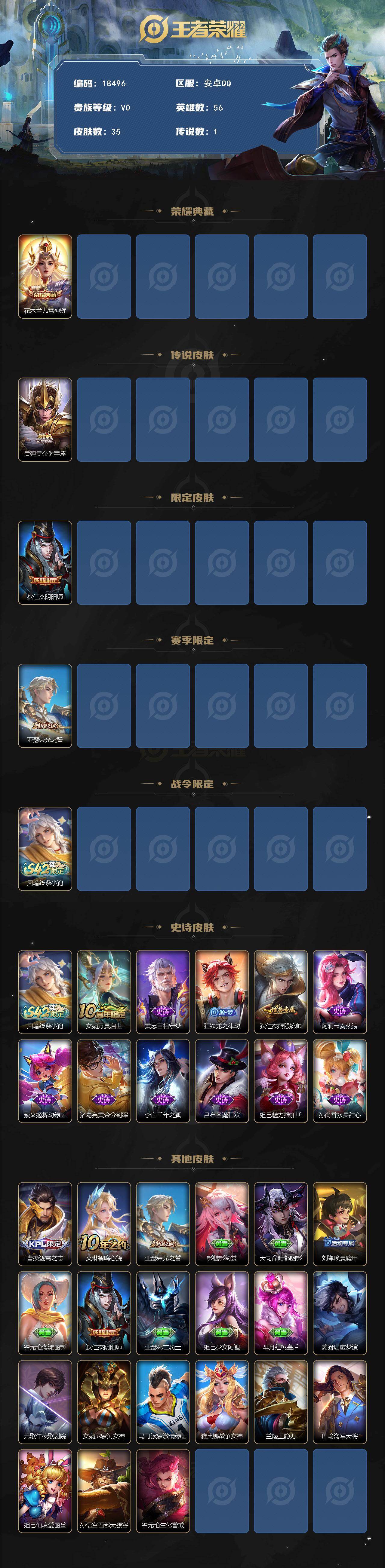 WZEY4582971王者荣耀账号详情图2