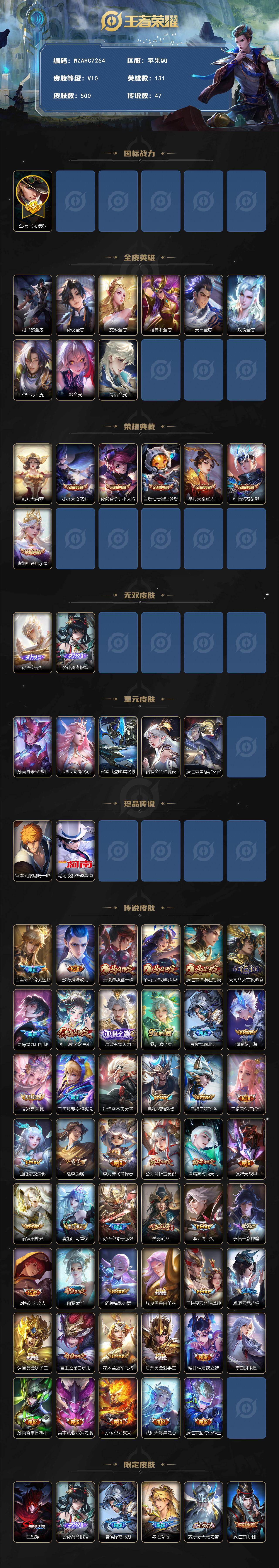 WZEY4603108王者荣耀账号详情图2