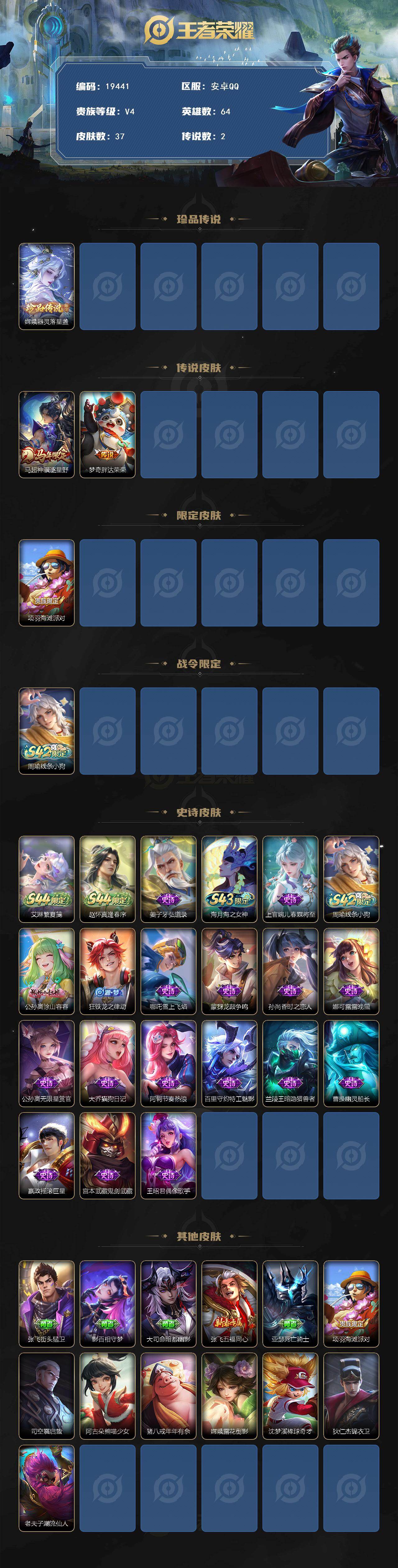 WZEY4618001王者荣耀账号详情图2
