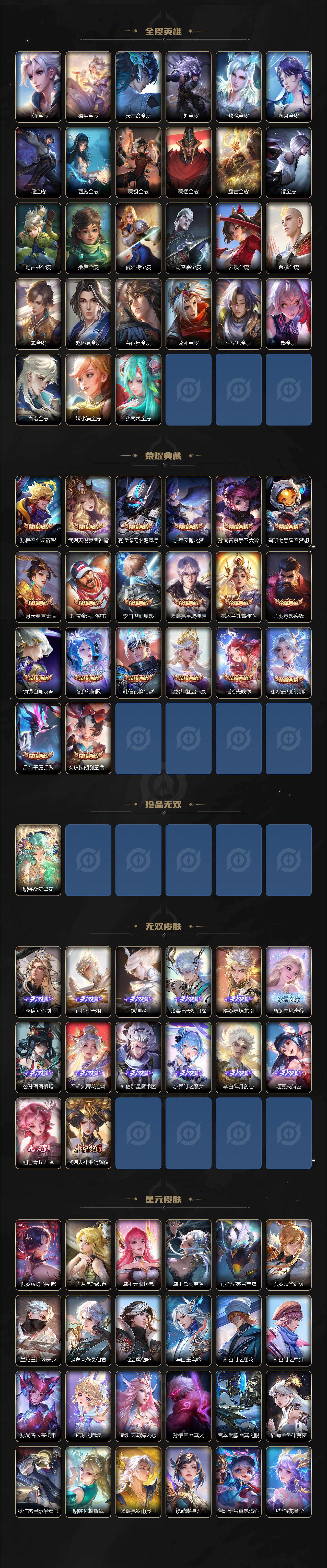 WZMMN4621807王者荣耀账号详情图4