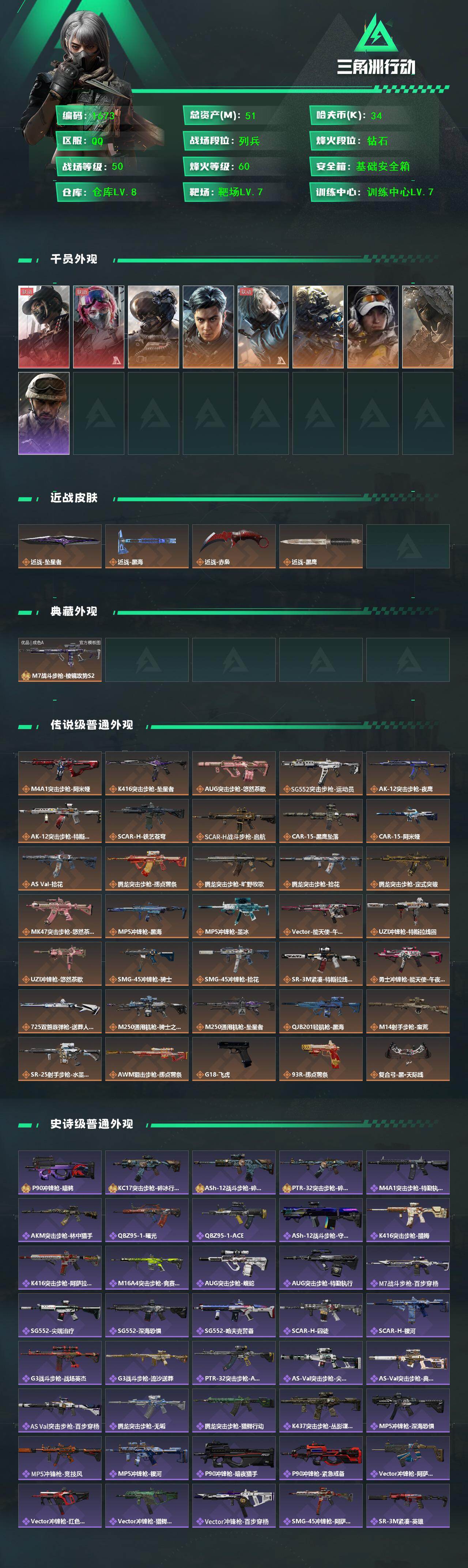 SJZMMN4281929三角洲行动账号详情图3 SJZMMN4281929三角洲行动账号详情图3