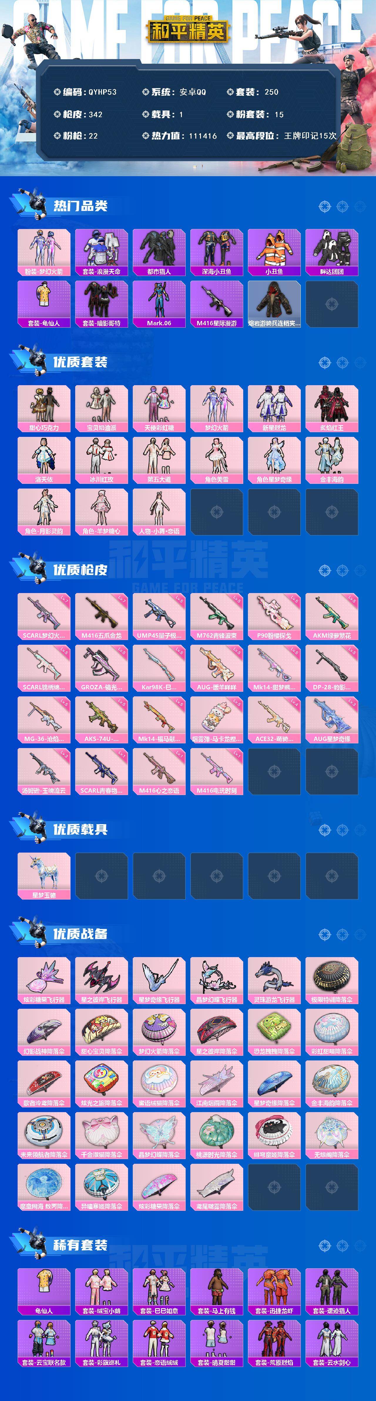 HPQM4392683和平精英账号详情图3