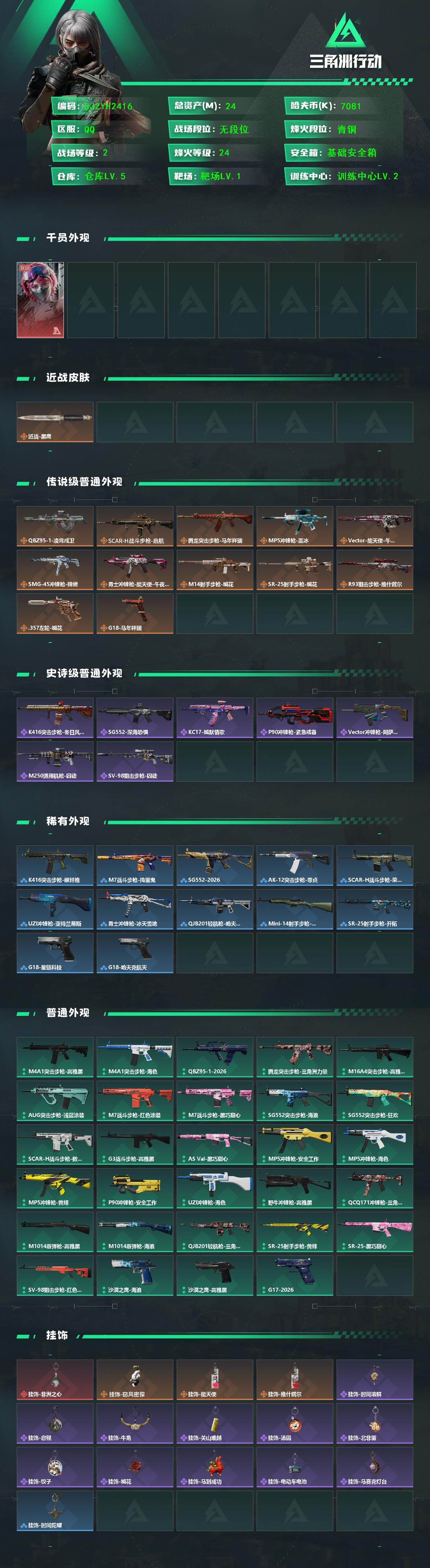 SJZEY4332941三角洲行动账号详情图2