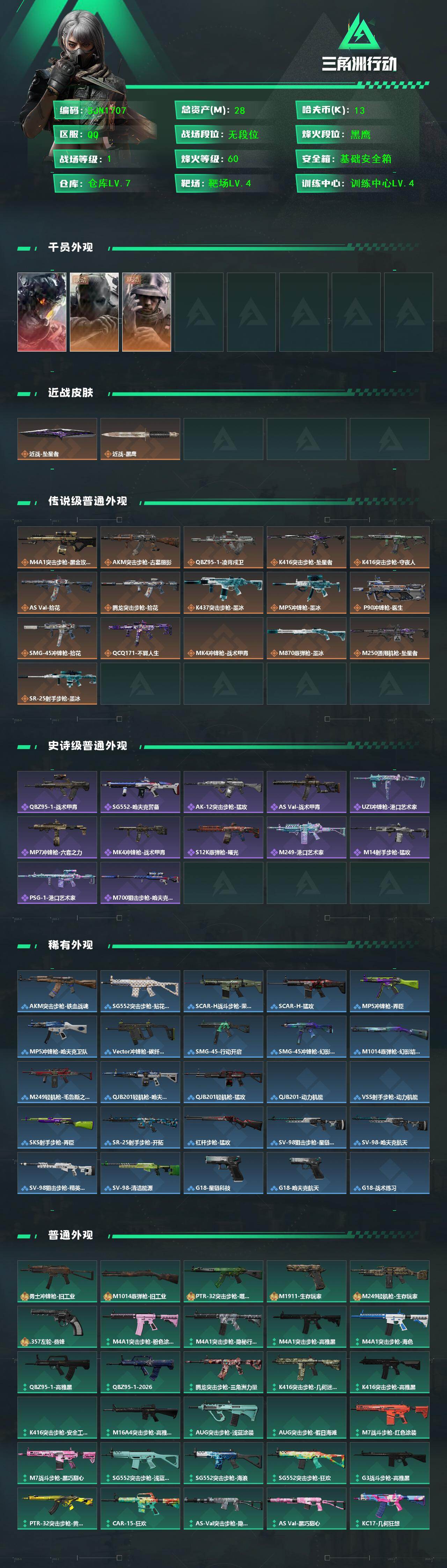 SJZEY4331961三角洲行动账号详情图2