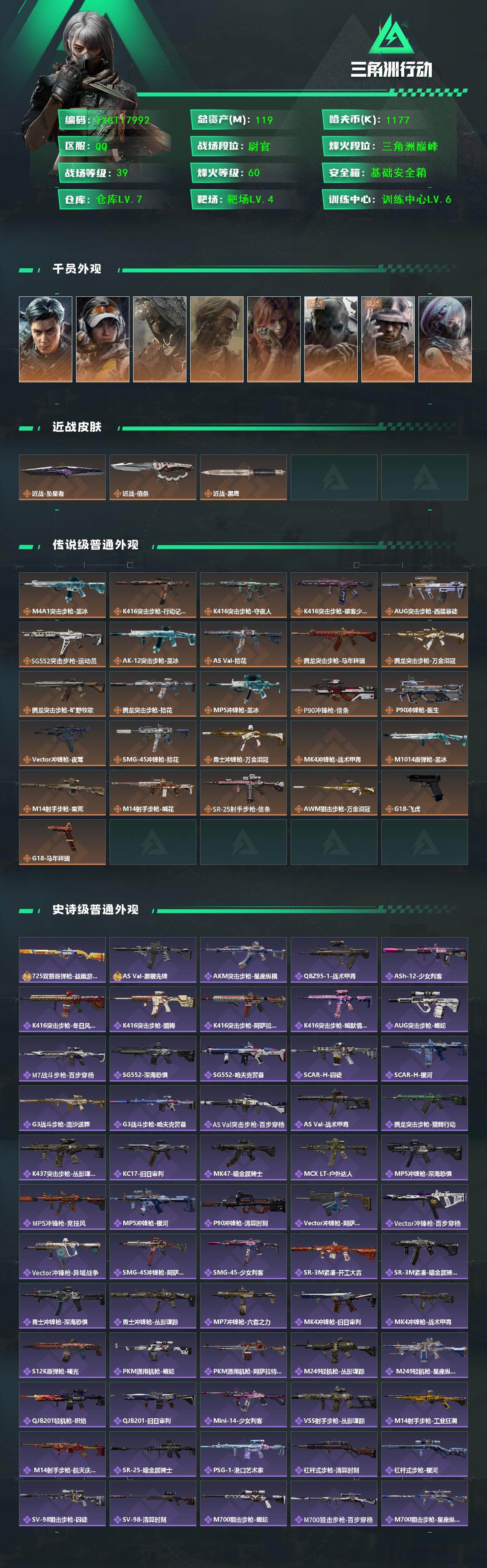 SJZMMN4343813三角洲行动账号详情图3