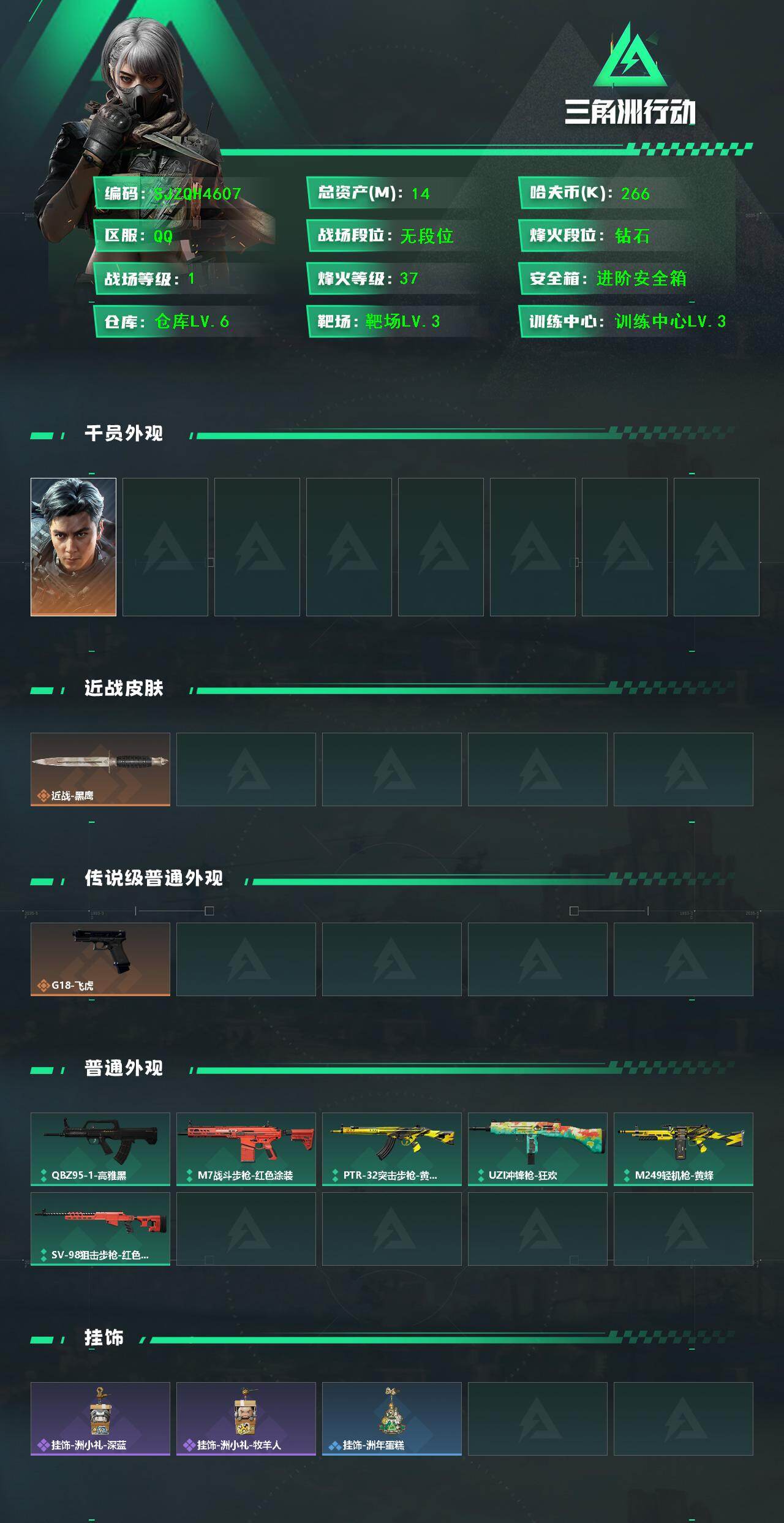 SJZEY4341819三角洲行动账号详情图2