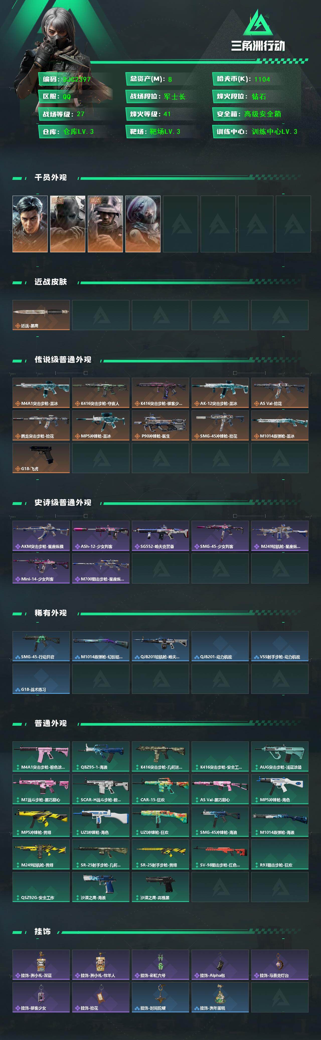 SJZEY4340664三角洲行动账号详情图2 SJZEY4340664三角洲行动账号详情图2
