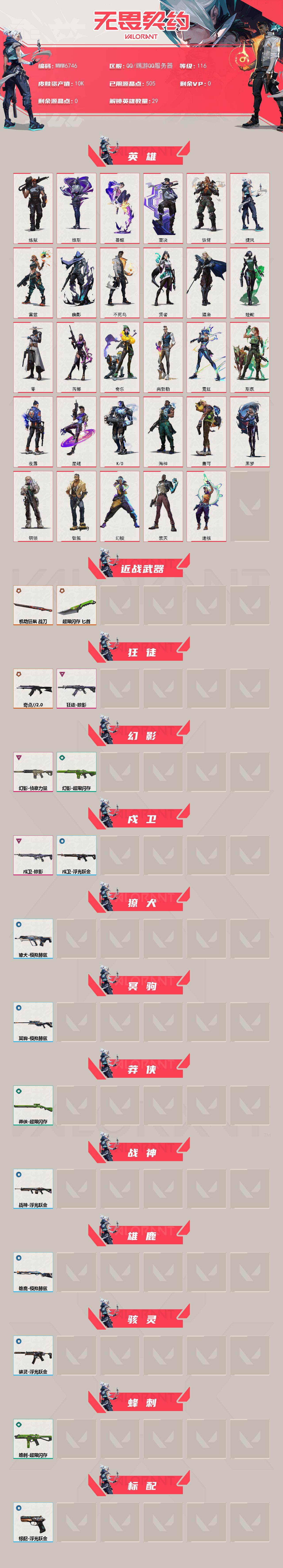 WWQMMN4145264无畏契约账号详情图3 WWQMMN4145264无畏契约账号详情图3