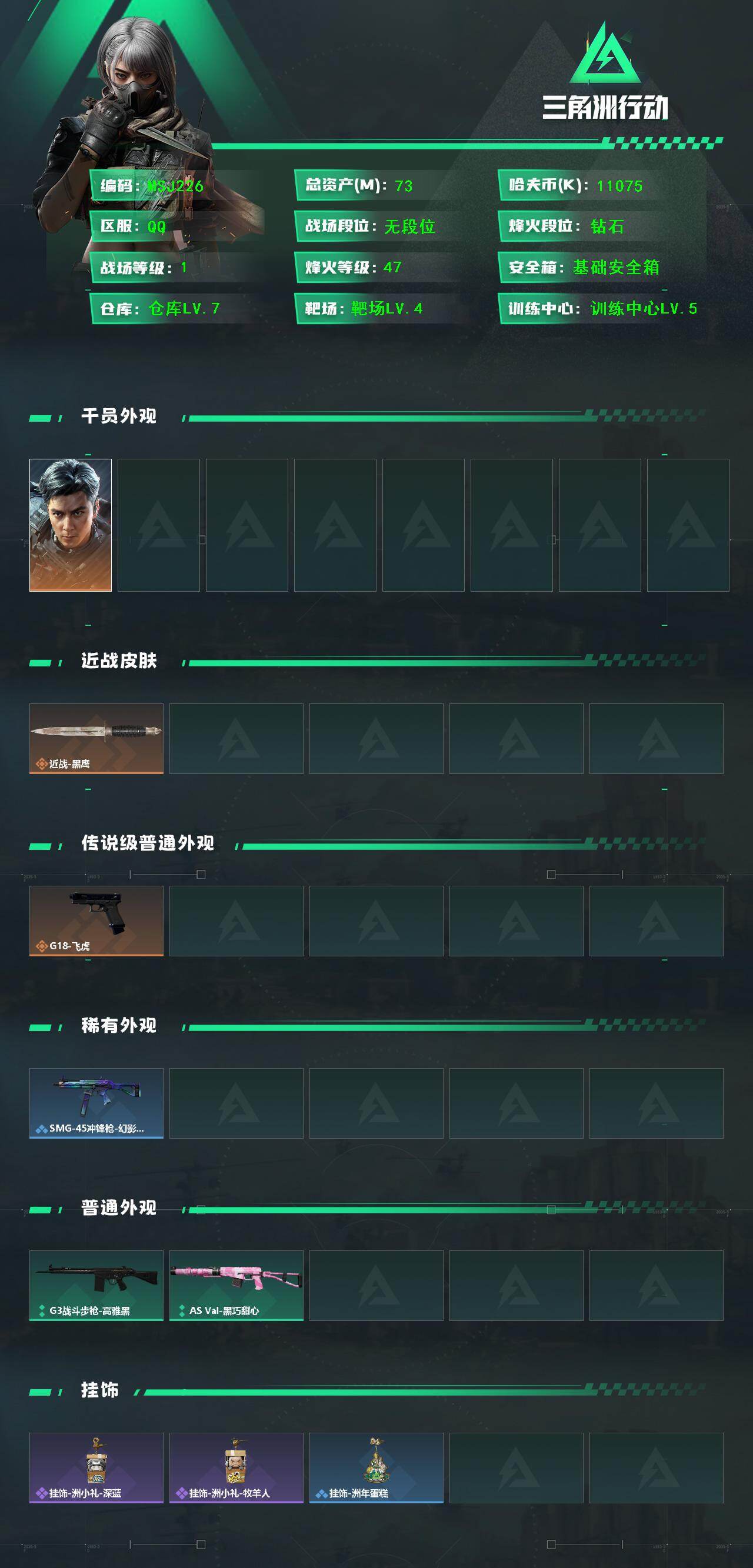SJZMMN4375508三角洲行动账号详情图3 SJZMMN4375508三角洲行动账号详情图3