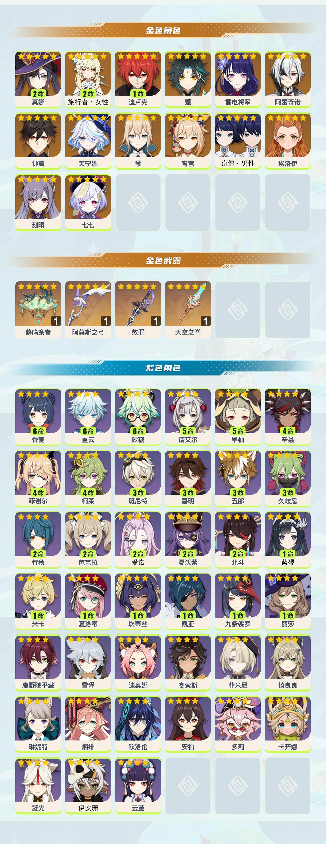 YSEY414273原神账号详情图2