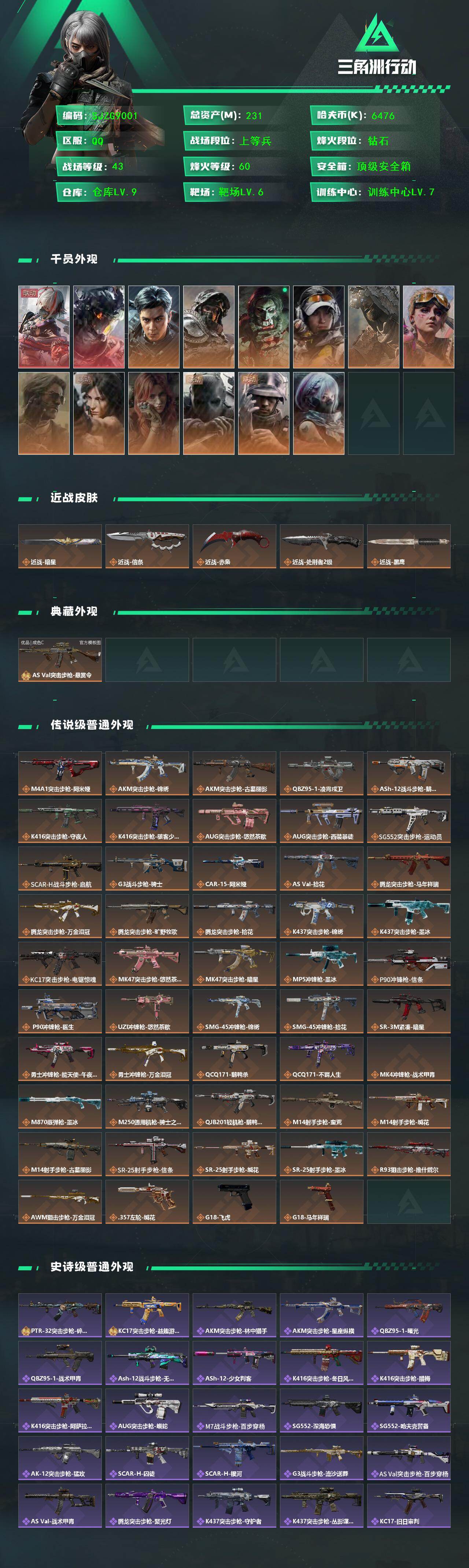 SJZEY4380650三角洲行动账号详情图2 SJZEY4380650三角洲行动账号详情图2