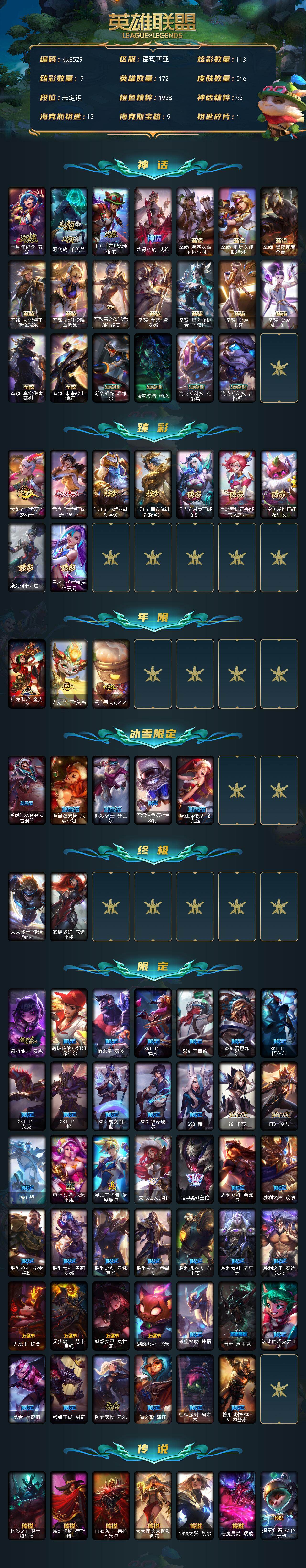 LOLMMN461206英雄联盟账号详情图3 LOLMMN461206英雄联盟账号详情图3