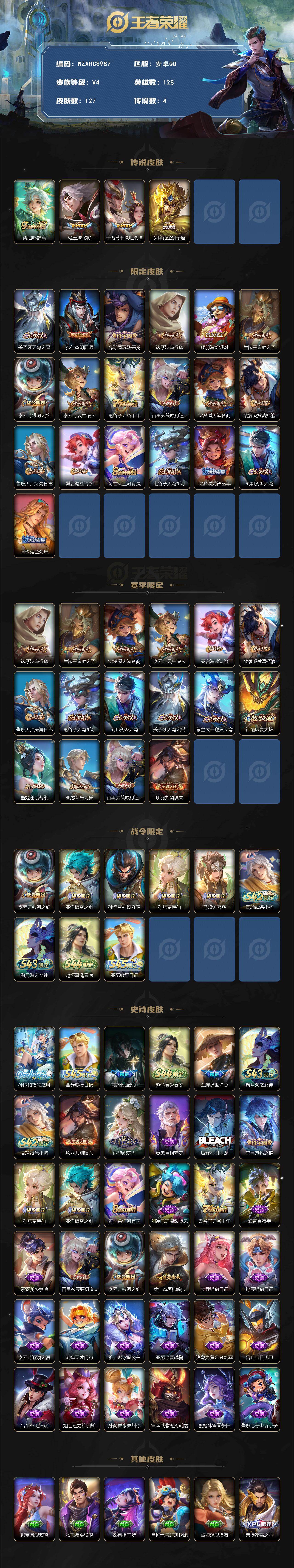WZEY4791294王者荣耀账号详情图2