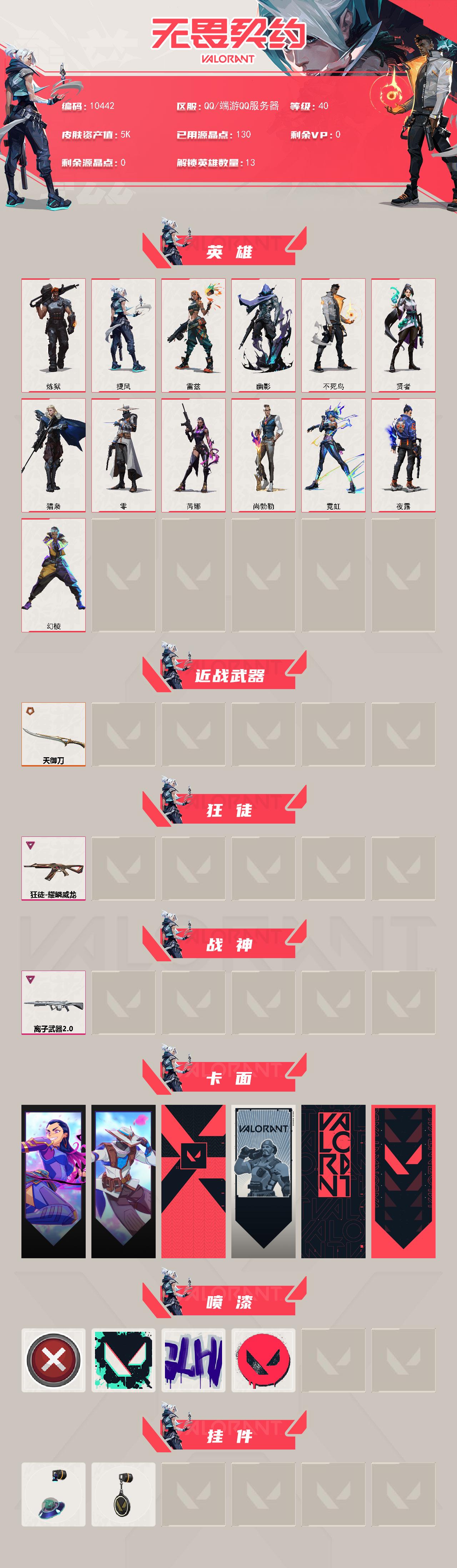 WWQMMN4166690无畏契约账号详情图3 WWQMMN4166690无畏契约账号详情图3
