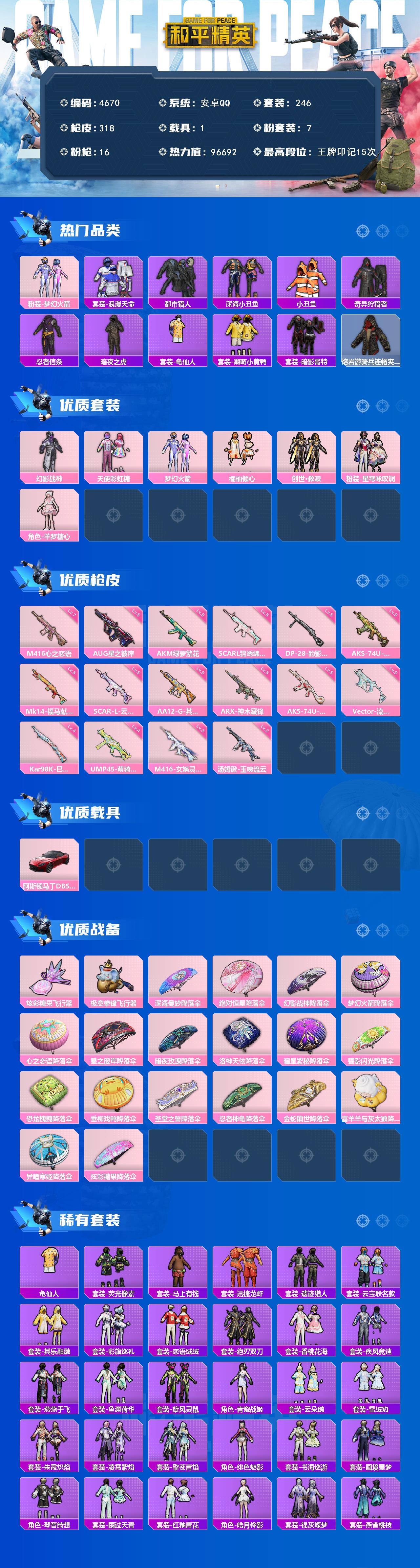 HPMMN4474131和平精英账号详情图3