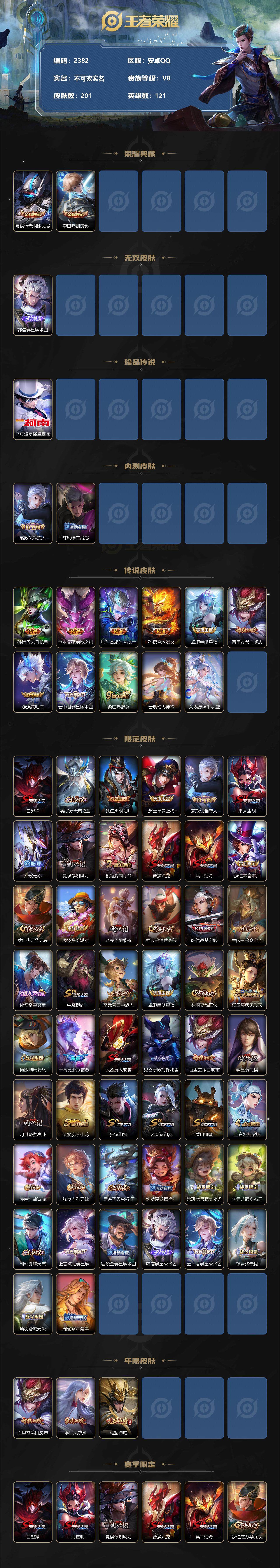 WZ03377391王者荣耀账号详情图2