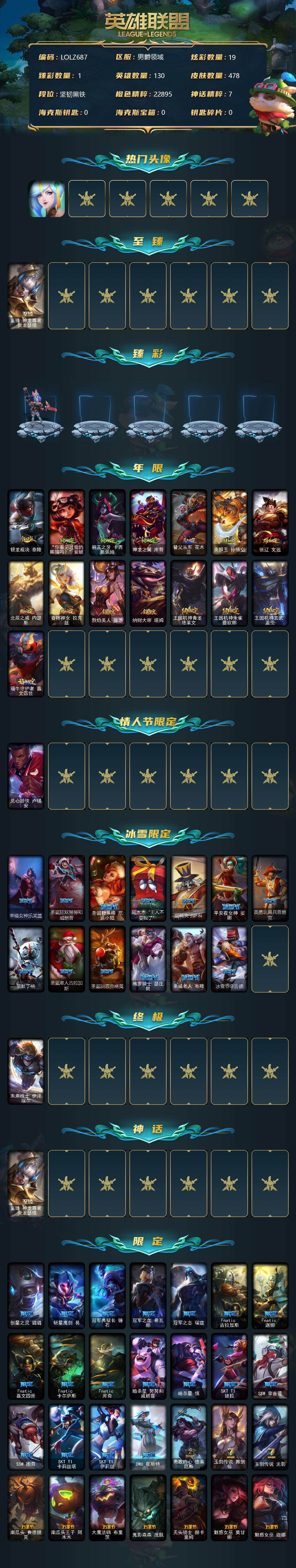 LOLEY35867英雄联盟账号详情图2 LOLEY35867英雄联盟账号详情图2