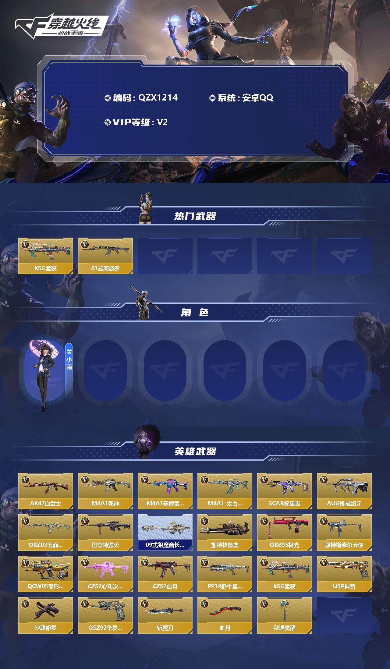 CFMEY323084枪战王者账号详情图2