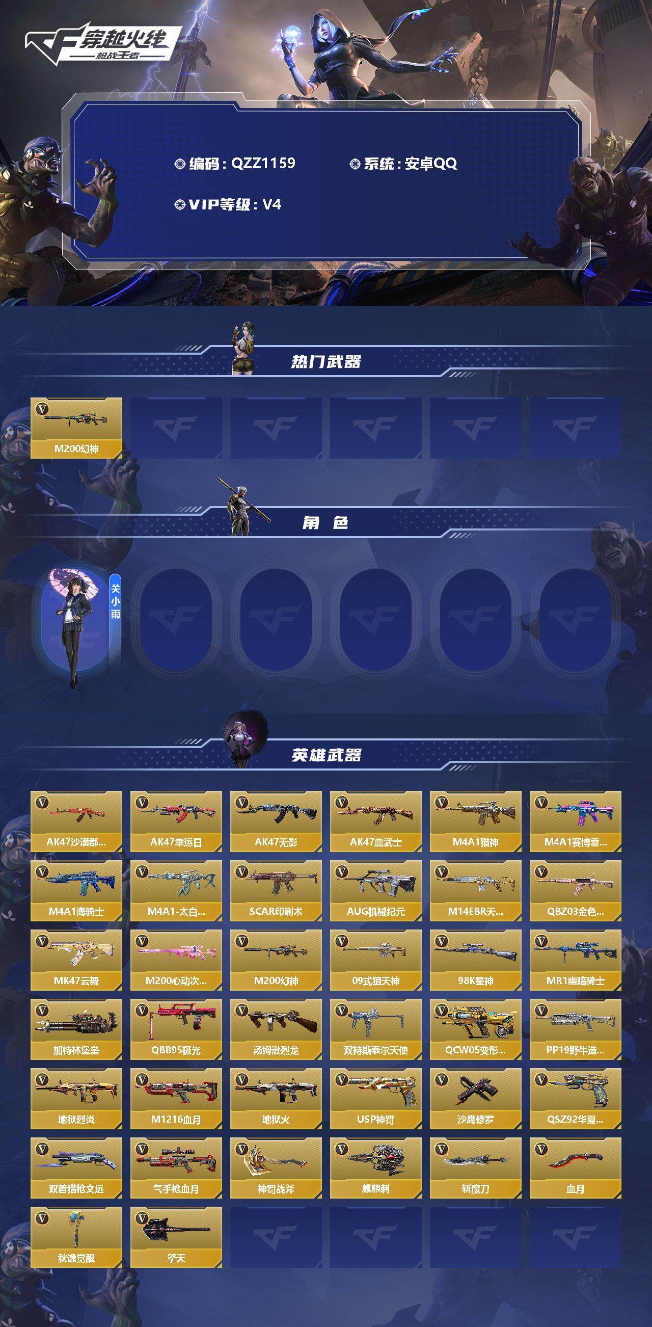 CFMEY323140枪战王者账号详情图2