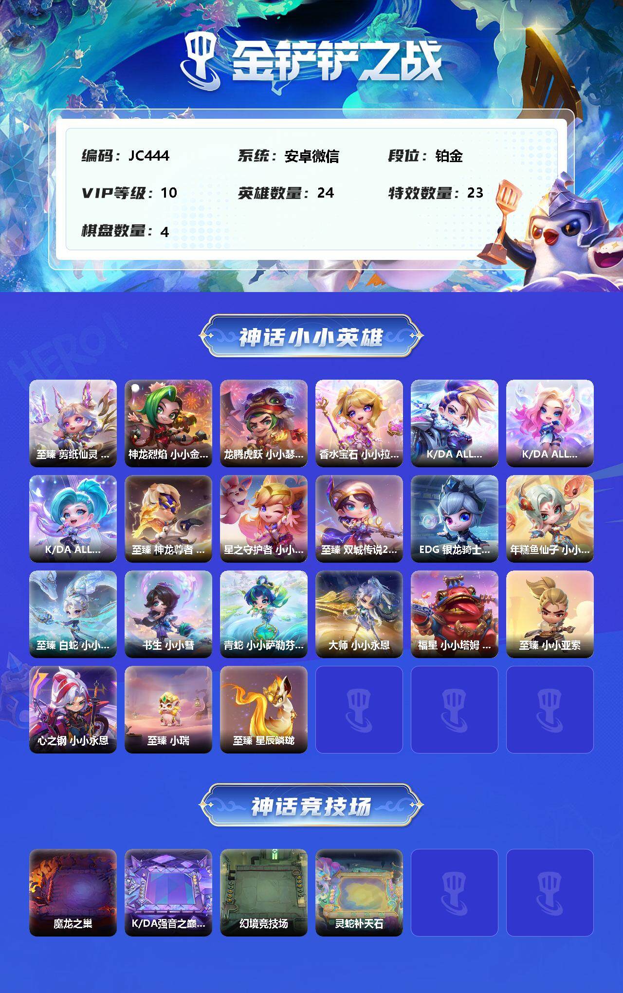 JCCEY31142金铲铲之战账号详情图2 JCCEY31142金铲铲之战账号详情图2