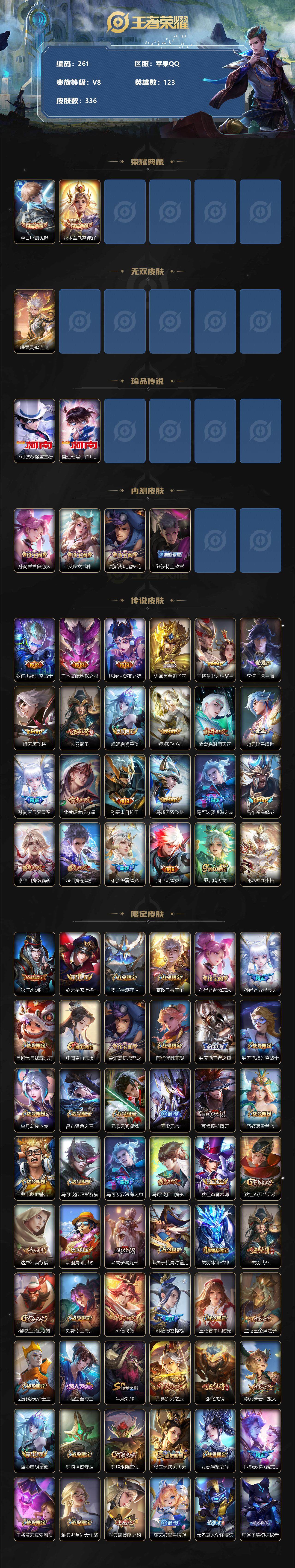 WZCMW3220201王者荣耀账号详情图3 WZCMW3220201王者荣耀账号详情图3