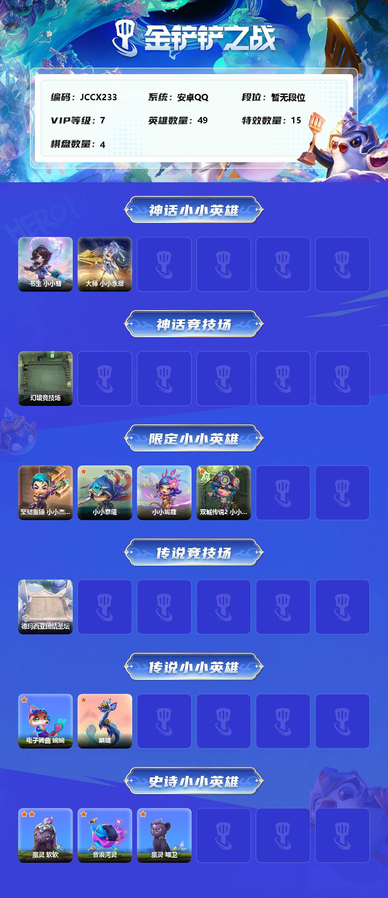 JCCEY31152金铲铲之战账号详情图2 JCCEY31152金铲铲之战账号详情图2